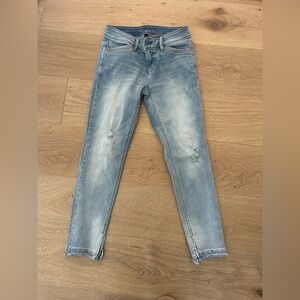 White House Black Market Light Blue Skinny Ankle Jeans Size 2